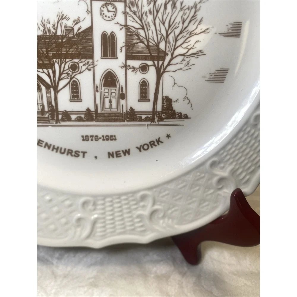 St. John's Evangelical‎ Lutheran CHURCH Display Plate Lindenhurst L.I. New York